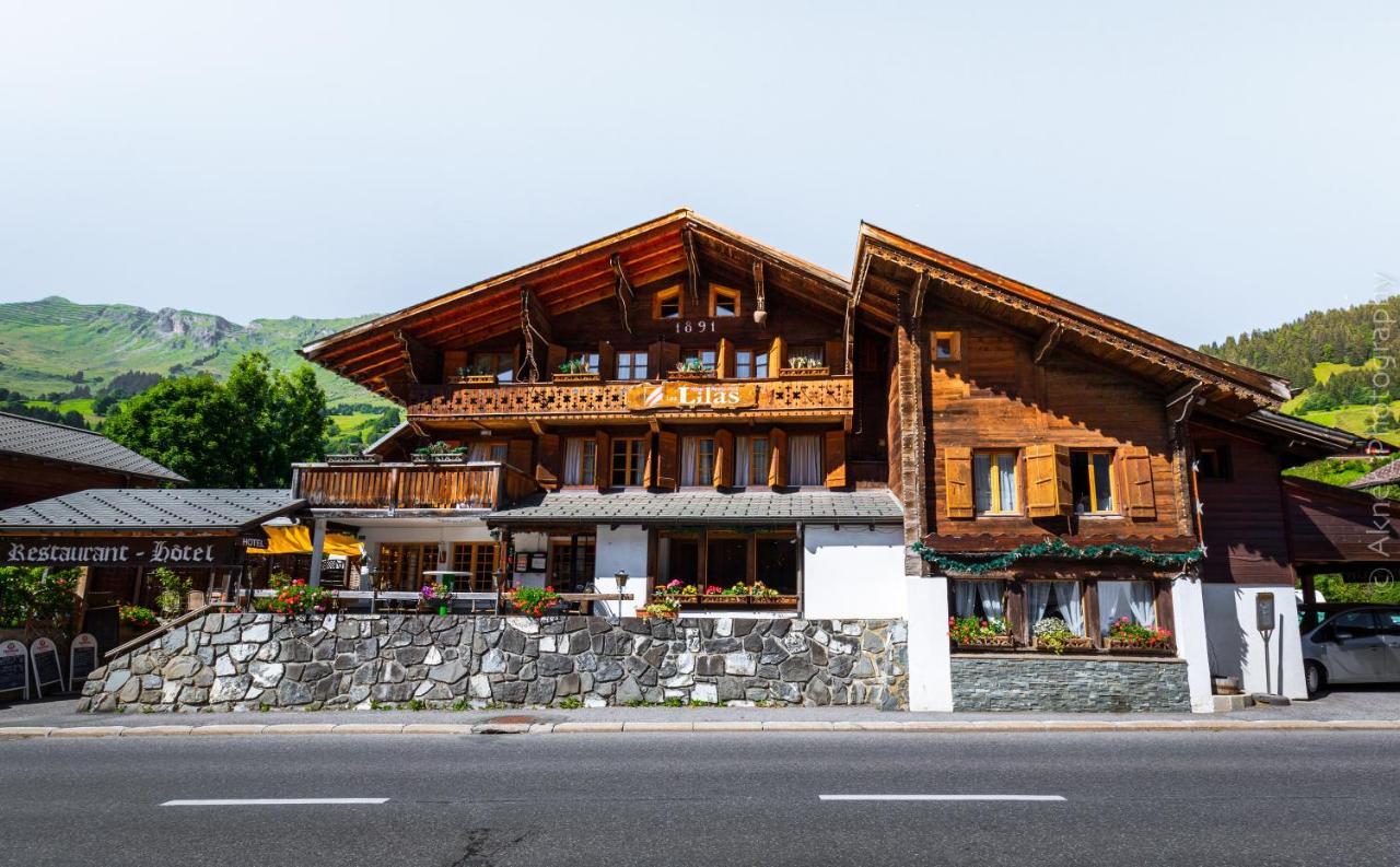 Hotel Restaurant Les Lilas Les Diablerets Exterior photo